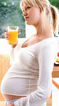 Питание женщины во второй половине беременности